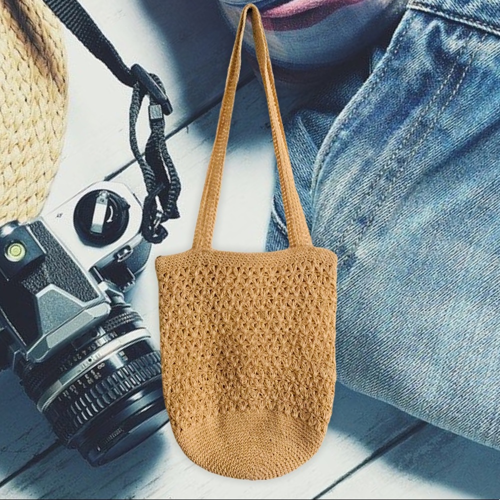 Simply style woven bag